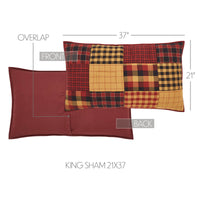 Connell King Sham 21x37