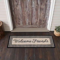 Finders Keepers Welcome Friends Coir Rug Rect 17x48