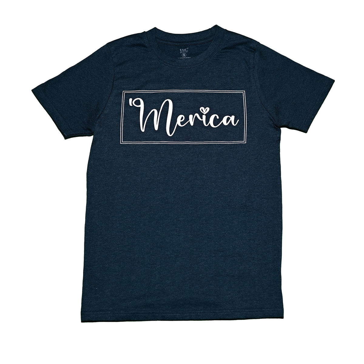 Merica T-Shirt, Navy Melange