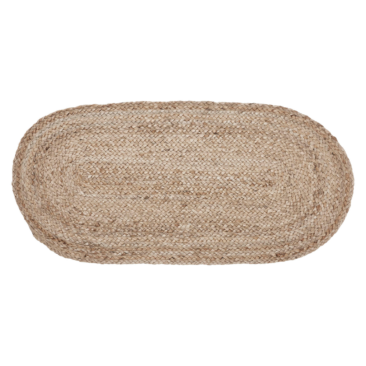 Natural Jute Rug Oval 17x36