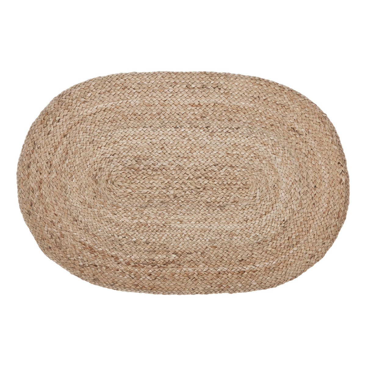 Natural Jute Rug Oval 24x36