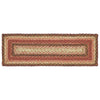 Ginger Spice Jute Stair Tread Rect Latex 8.5x27