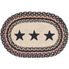Colonial Star Jute Oval Placemat 10x15