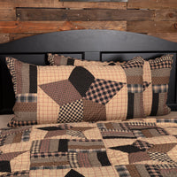 Bingham Star Quilted Collection KING SHAM