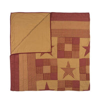Ninepatch Star Luxury King Quilt 120Wx105L
