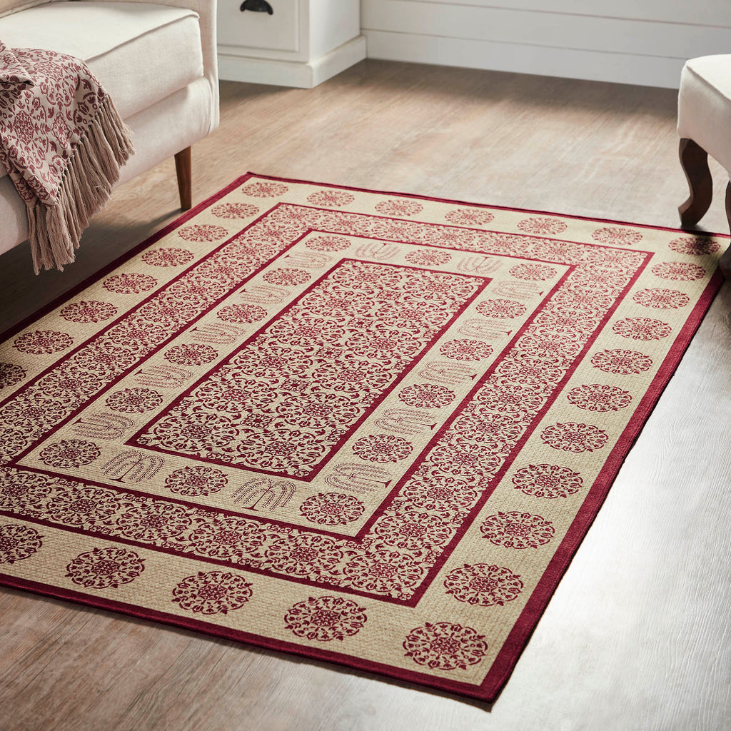 Burgundy Color Rug Custom House Burgundy Rugs – Beth's Country Primitive Home Decor