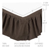 Kettle Grove Twin Bed Skirt 39x76x16 **BACKORDERED UNTIL MAY 2025**