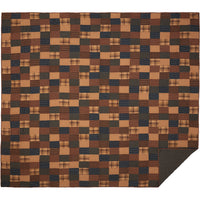 Patriotic Patch Luxury King Quilt 120Wx105L