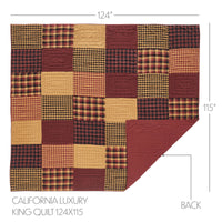 Connell California/Luxury King Quilt 124Wx115L