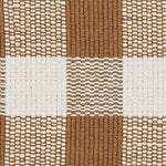 WICKLOW YARN PLACEMAT-BROWN AND CREAM