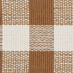 WICKLOW TABLE RUNNER YARN 36" L-BROWN AND CREAM