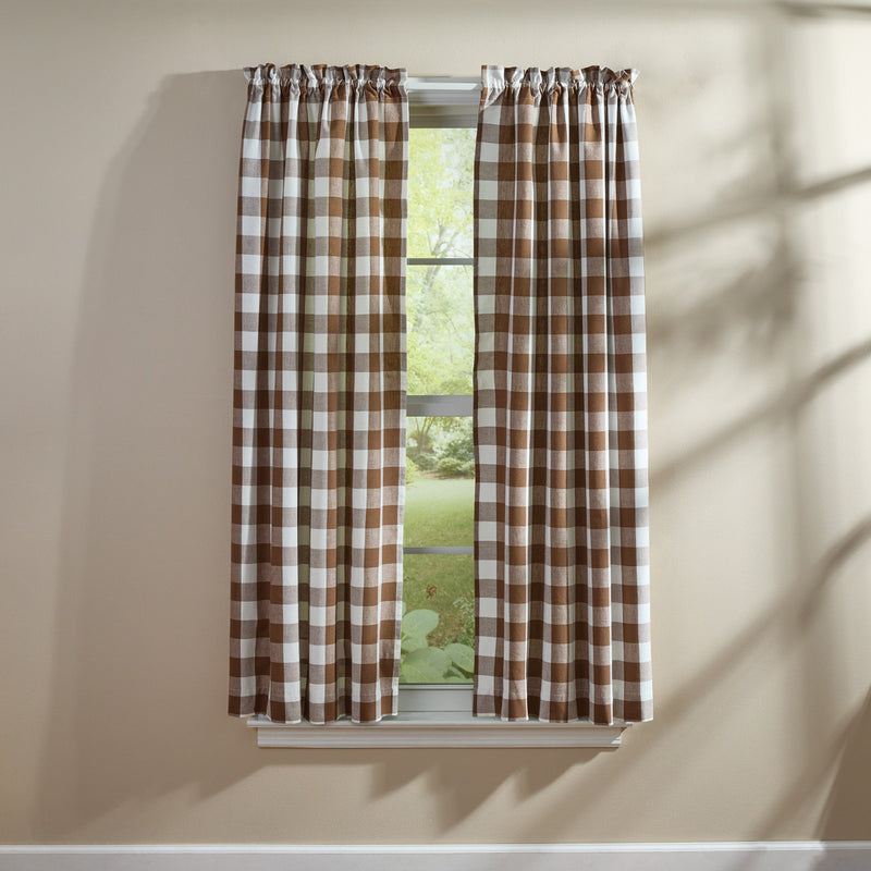 WICKLOW PANEL PAIR 63" L-BROWN AND CREAM