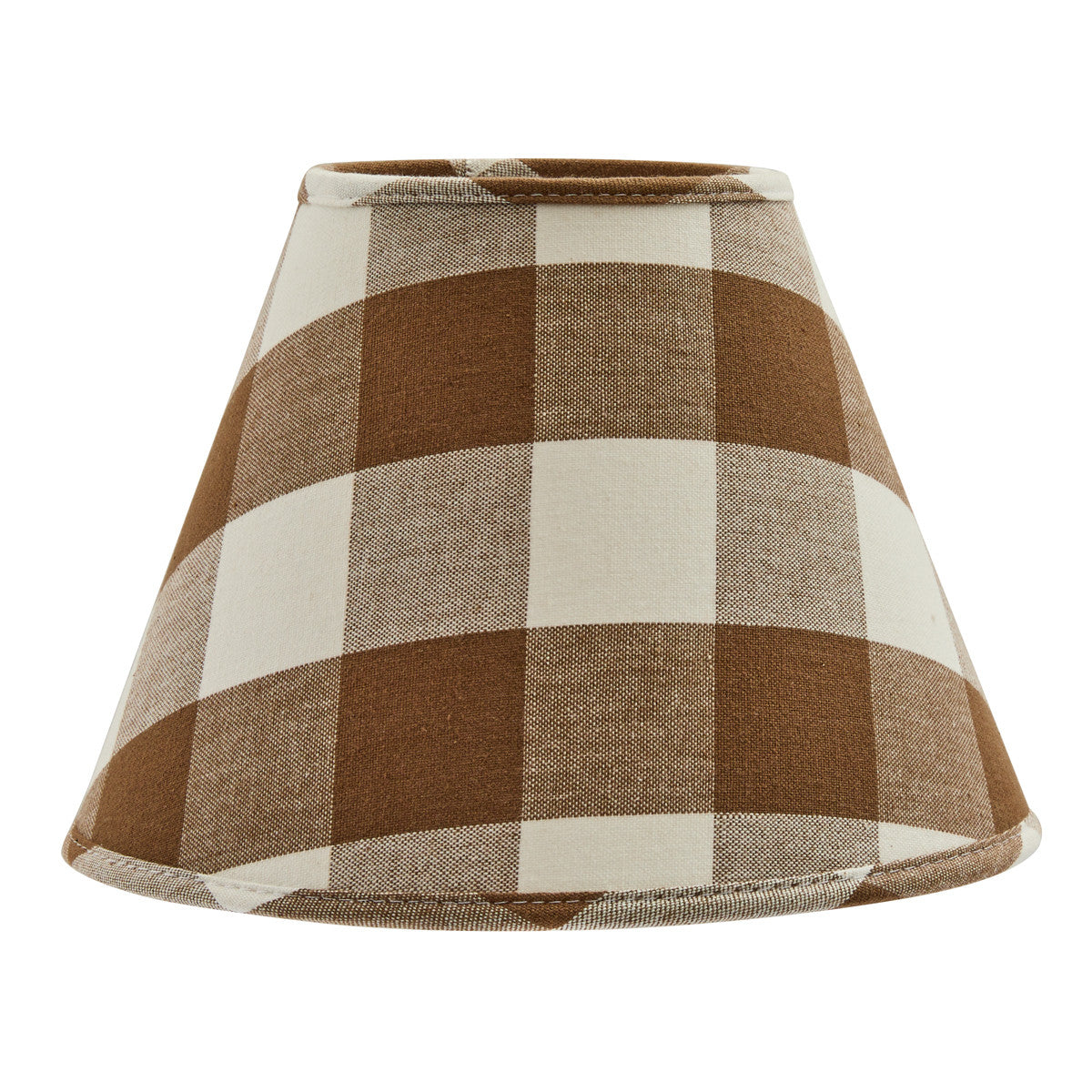 WICKLOW LAMP SHADE 14"- BROWN AND CREAM
