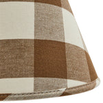 WICKLOW LAMP SHADE 10"- BROWN AND CREAM
