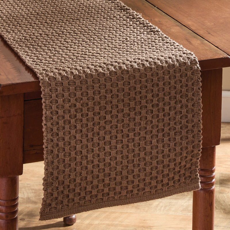 CHADWICK TABLE RUNNER 54" L-BROWN