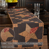 Arlington Runner Quilted Patchwork Star 13x48  **BACKORDERED UNTIL DECEMBER 2024**