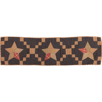 Arlington Runner Quilted Patchwork Star 13x48  **BACKORDERED UNTIL DECEMBER 2024**