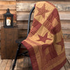 Ninepatch Star Quilted Throw 50x60 **BACKORDERED UNTIL DECEMBER 2024**