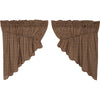 Prescott Prairie Swag Scalloped Set of 2 36x36x18