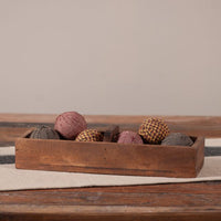 15-Inch Vintage Wooden Brickmold with Handle