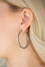 Paparazzi This Is My Tribe - Silver Hoop Earrings