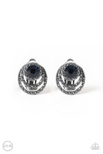 Paparazzi Epic Epicenter - Blue Clip-On Earrings