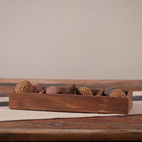 18-Inch Vintage Wooden Brickmold with Handle