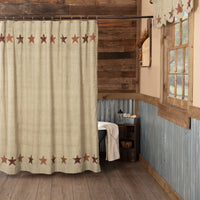 Abilene Star Shower Curtain 72x72