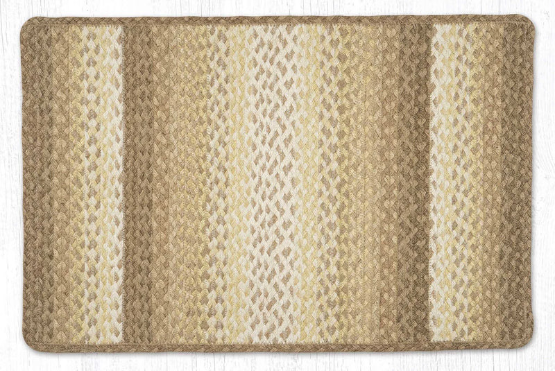 Natural Oblong Vertical Braided Rugs VR-776