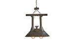 TIN WASHER DOUBLE PENDANT 20.25"H x 16.25"W x 10"D
