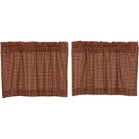 Patriotic Patch Plaid Tier Set of 2 L24xW36