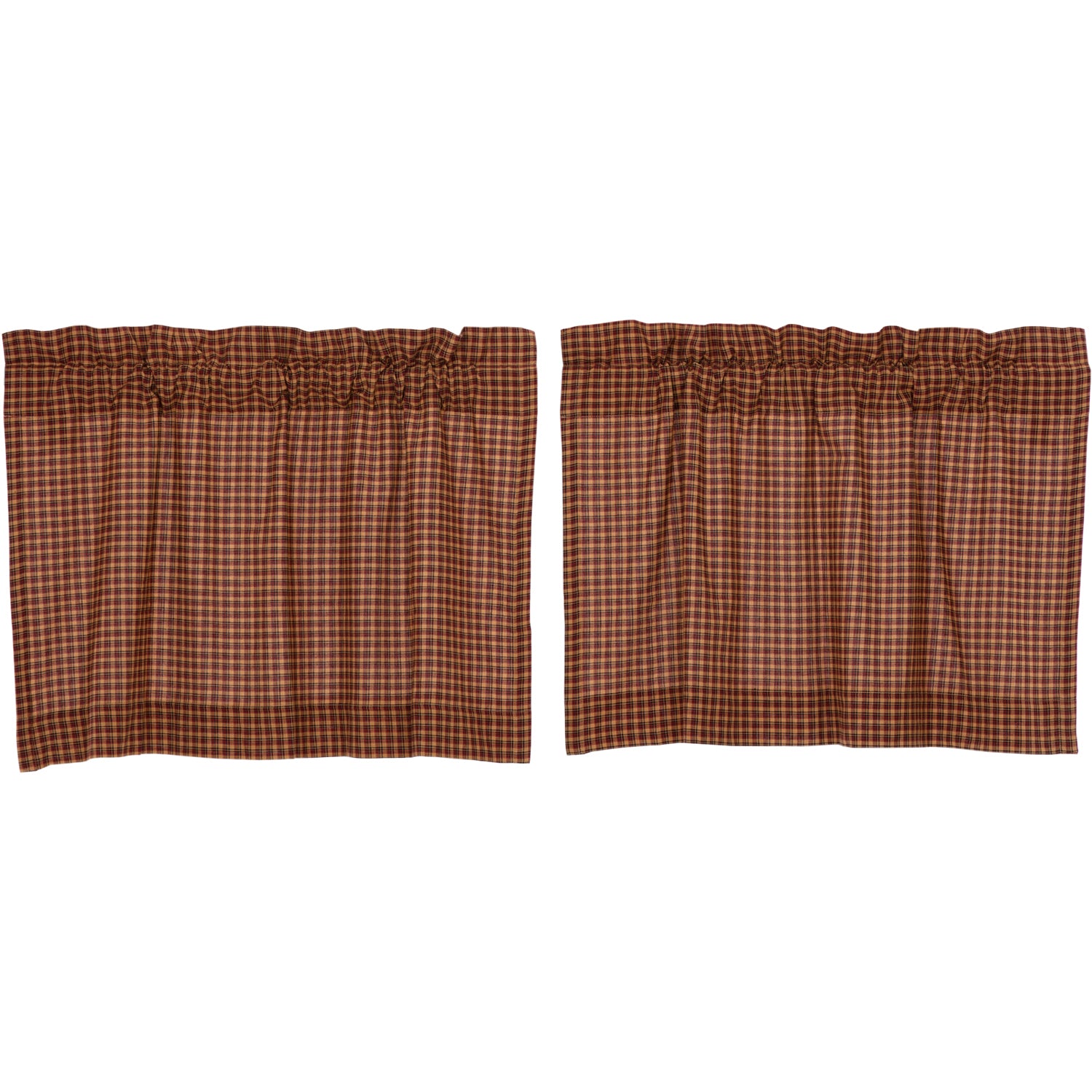 Patriotic Patch Plaid Tier Set of 2 L24xW36