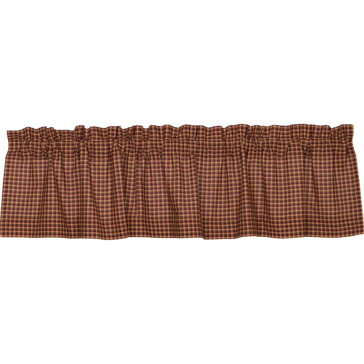 Patriotic Patch Plaid Valance 16x72