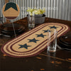 Potomac Jute Runner Stencil Stars 13x36