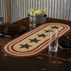 Potomac Jute Runner Stencil Stars 13x36