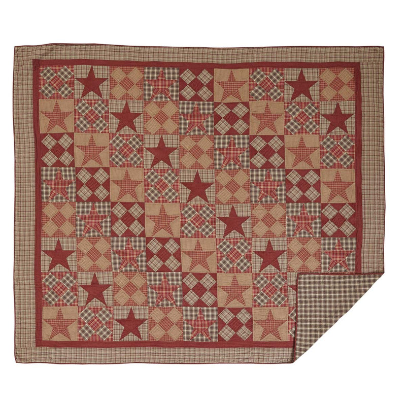 Dawson Star King Quilt 110Wx97L