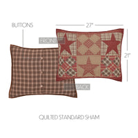 Dawson Star Standard Sham 21x27