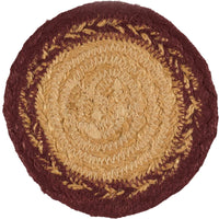 Potomac Jute Coaster Stencil Star Set of 6