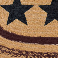 Potomac Jute Placemat Stencil Stars Set of 6 12x18