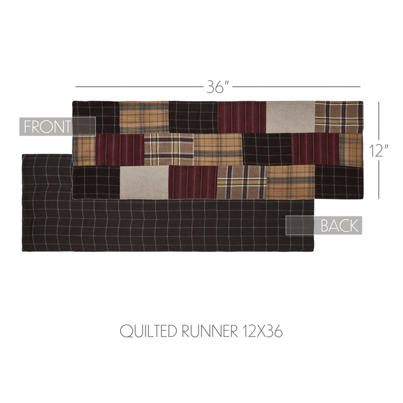 Wyatt Runner Quilted 12x36