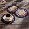 My Country Trivet Stencil Stars 8 inch Diameter Set of 3