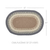 Finders Keepers Oval Placemat Set of 4 10x15 **BACKORDERED UNTIL APRIL 2025**