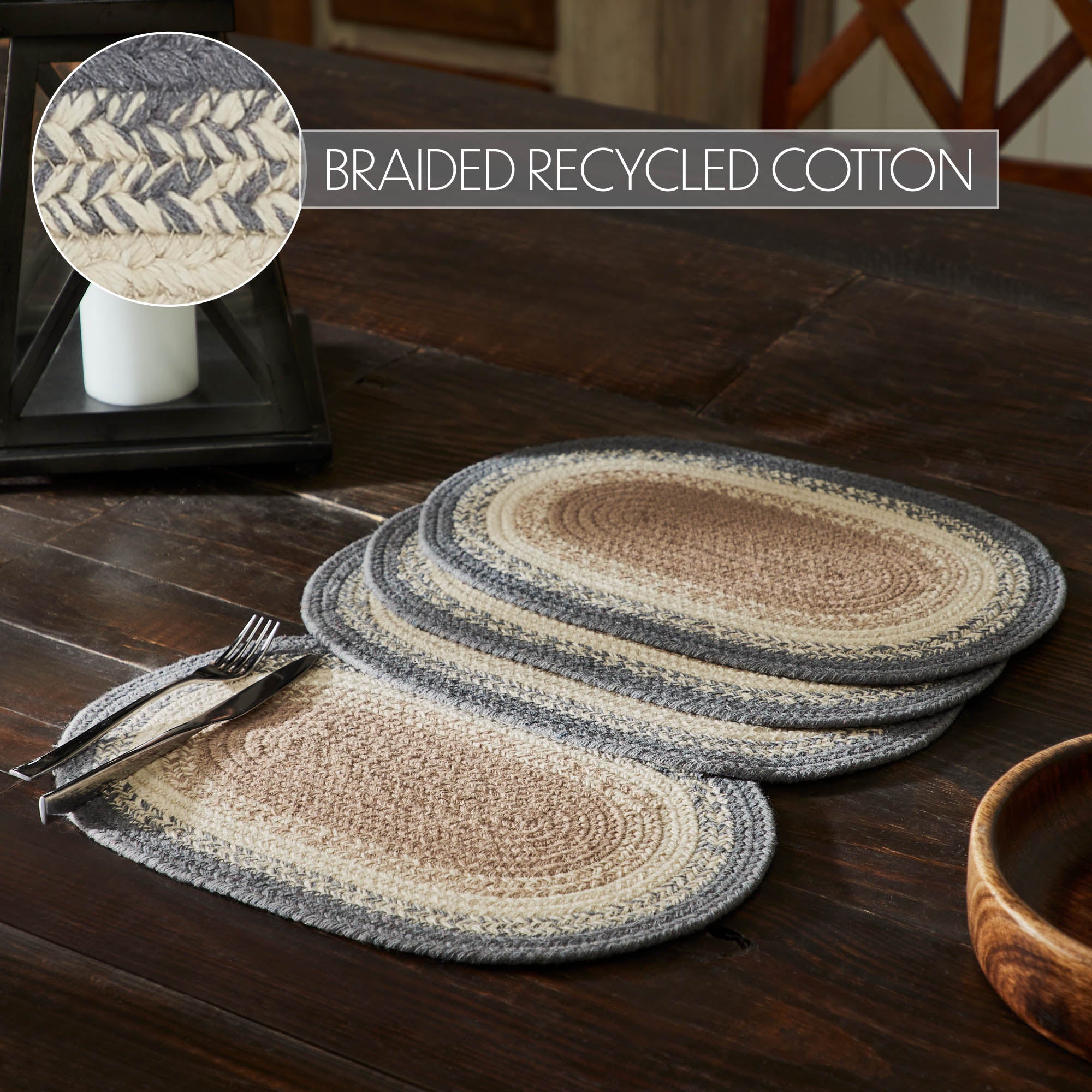 Finders Keepers Oval Placemat Set of 4 10x15 **BACKORDERED UNTIL APRIL 2025**