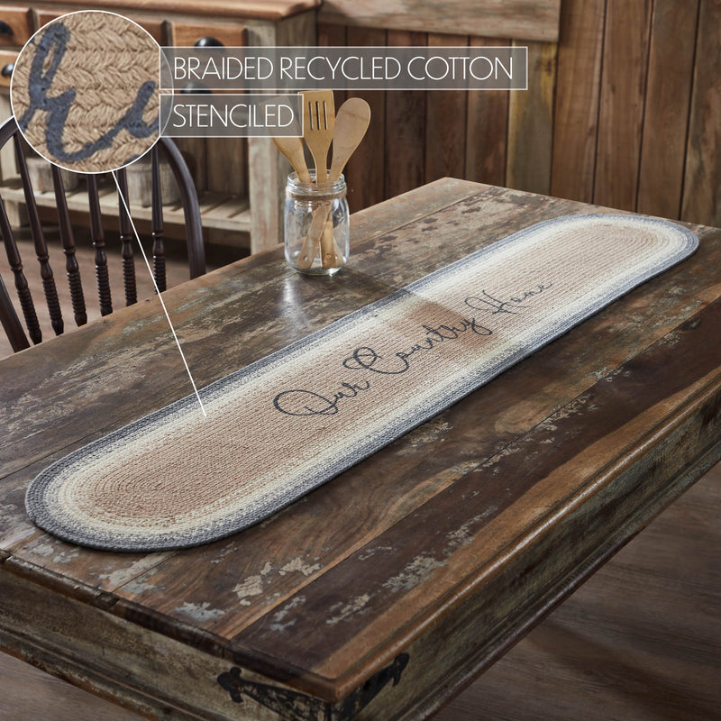 Finders Keepers Our Country Home Oval Runner 12x60