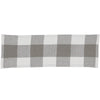 Annie Buffalo Check Grey Runner 8x24