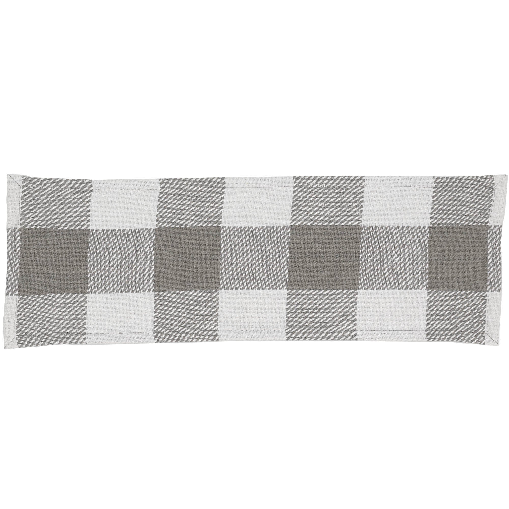 Annie Buffalo Check Grey Runner 8x24