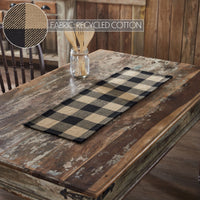 Black Check Runner 12x36