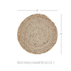 Natural Jute Trivet 8 inch Diameter Set of 3