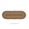 Tea Cabin Jute Runner 8x24