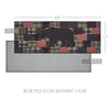 Wyatt Bear Polyester Bathmat 17x48